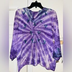 Vibrant Purple Women's Tunic Top